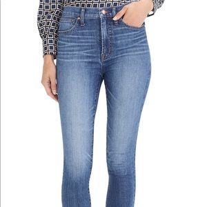 NWOT J Crew 10" High-Rise Toothpick Jeans